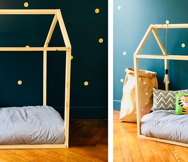 DIY pour fabriquer un lit cabane pour vos enfant, et pas cher !