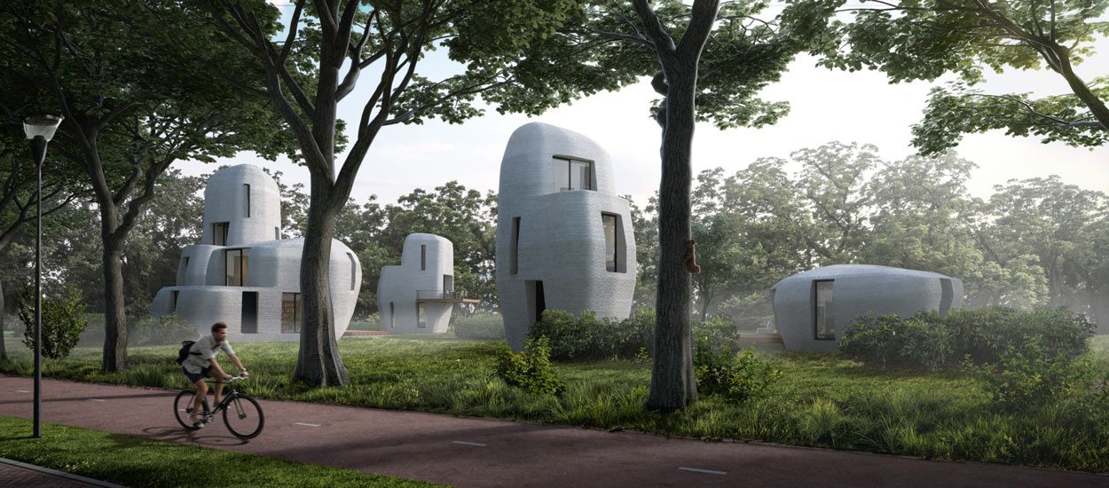 Première mondiale : tout un quartier résidentiel va être imprimé en 3D aux Pays-Bas