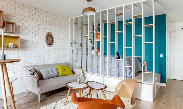 13 idées pour cloisonner un petit studio et créer un coin nuit