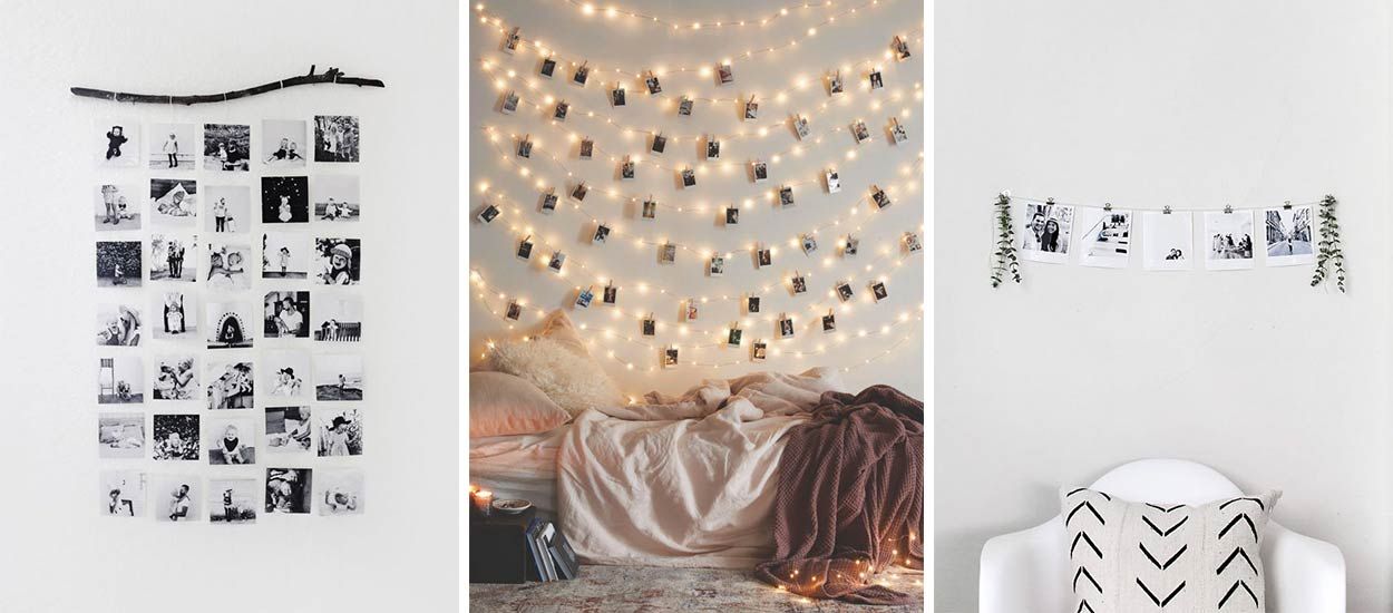 Déco : Accrochez vos plus beaux Polaroids sur vos murs avec ces DIY