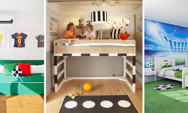Vos enfants sont fans de foot ? Piochez dans nos inspirations déco vraiment sympas