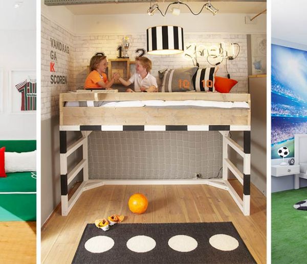 Vos enfants sont fans de foot ? Piochez dans nos inspirations déco vraiment sympas