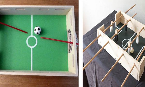 8 idées DIY originales et faciles pour fabriquer un baby-foot !
