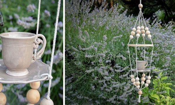 Tuto : Fabriquez un abreuvoir pour oiseaux dans un esprit bohème