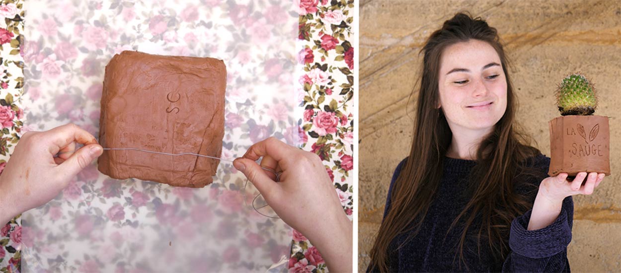 Fabriquer un pot de fleur en argile en 30 minutes seulement