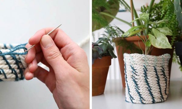 Tuto : Confectionnez un cache-pot bohème pour 10 euros seulement