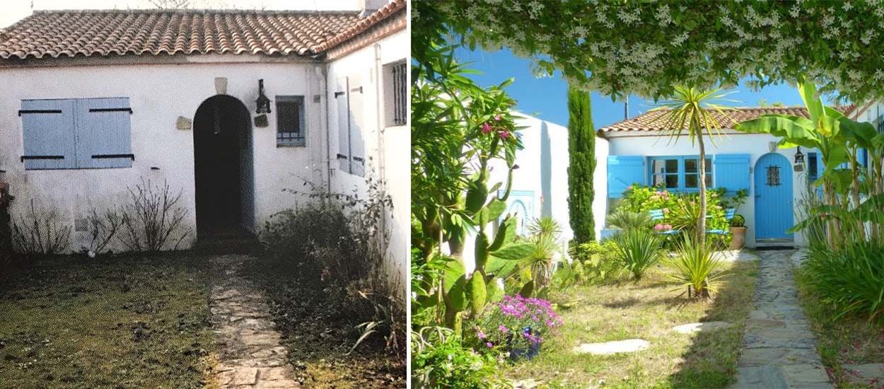 Avant / Après : Il a transformé un jardin abandonné en oasis verdoyante