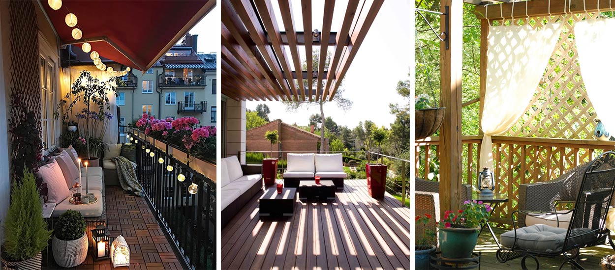 Nos conseils de pros pour ombrager efficacement et joliment votre balcon ou petite terrasse