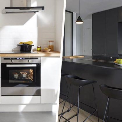 Total look noir ou blanc : 18 inspirations pour une cuisine élégante