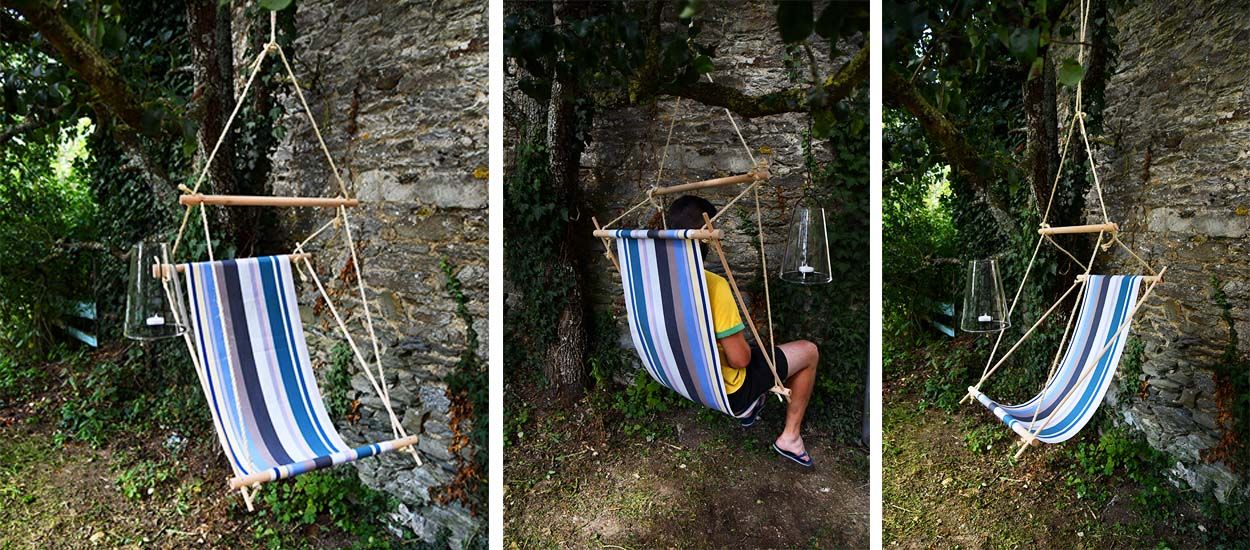 Tuto : Fabriquez un super fauteuil suspendu pour vous relaxer au jardin