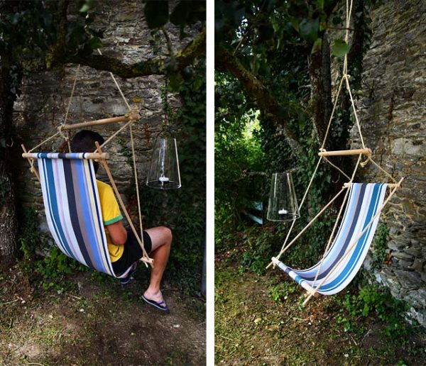 Tuto : Fabriquez un super fauteuil suspendu pour vous relaxer au jardin