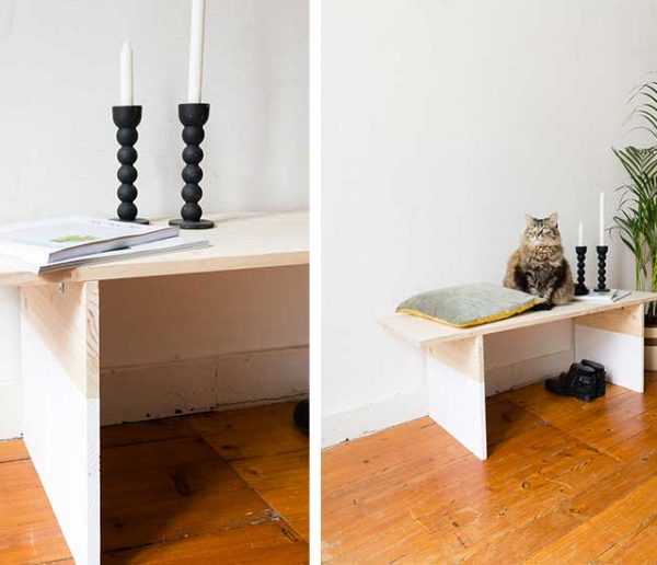 Comment fabriquer un banc en bois pour l'entrée ?
