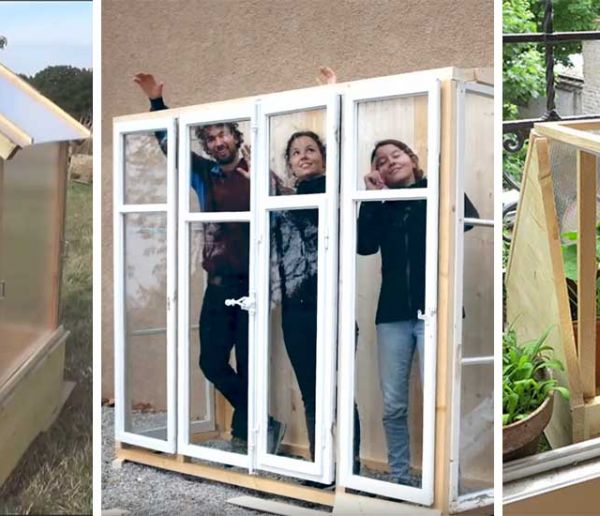 8 idées pour fabriquer une petite serre dans un jardin ou balcon