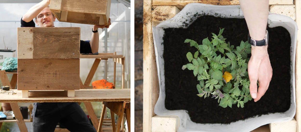 Tuto : Construisez une tour à patates, idéale pour les balcons et terrasses