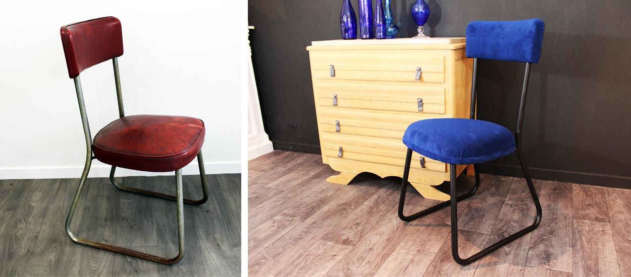 Tuto : Relookez une vieille chaise avec du velours