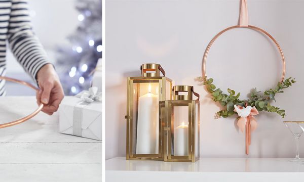 Tuto : Fabriquez une couronne de Noël en cuivre super déco en moins d'une heure !