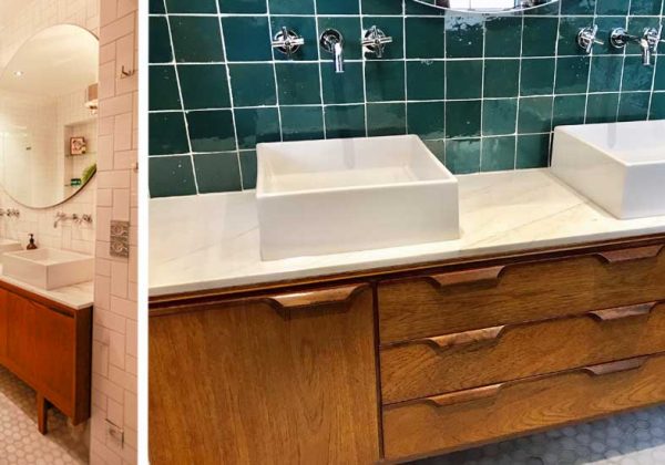 Idee Deco Fabriquer Un Meuble De Salle De Bain Avec Un Buffet Enfilade