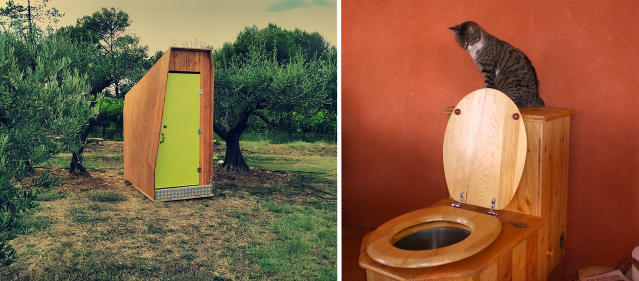 Toilette écologique à séparation et eau ECO FLUSH