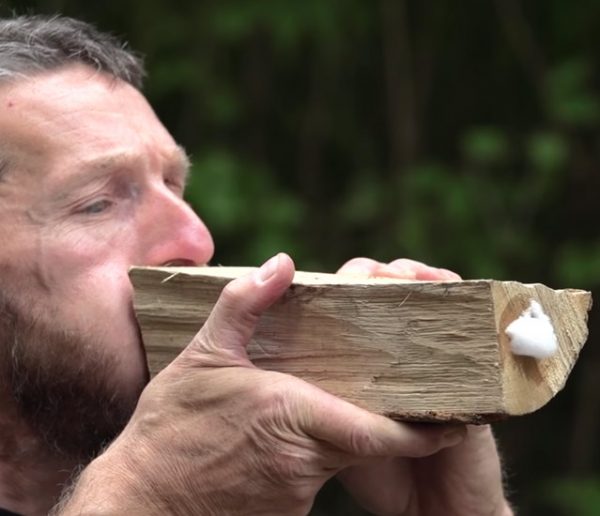 Voici une technique étonnante pour s'assurer que votre bois de cheminée est vraiment sec !