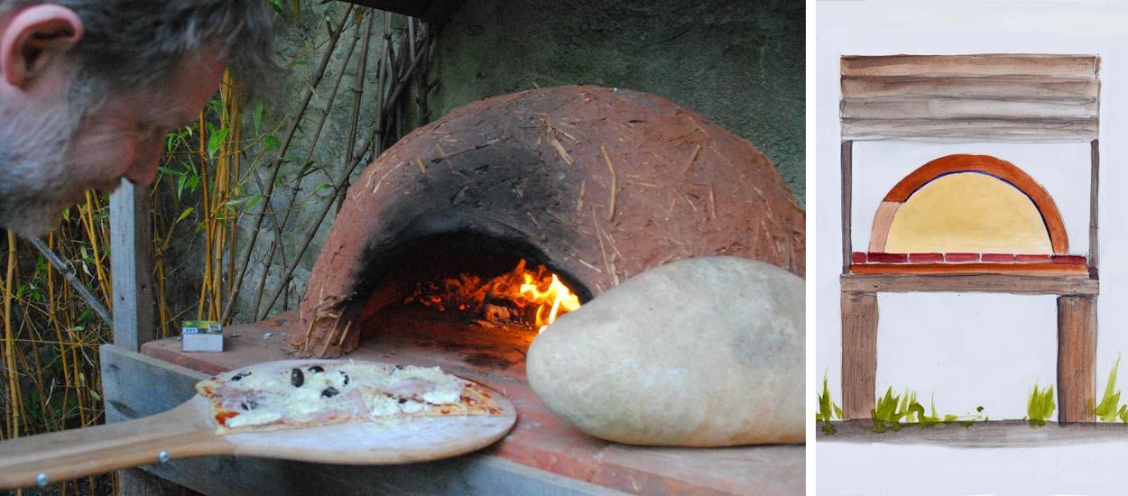 Comment fabriquer un four à pizza au feu de bois dans le jardin ?