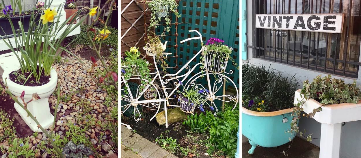 20 idées pour recycler de vieux objets pour la ville et le jardin