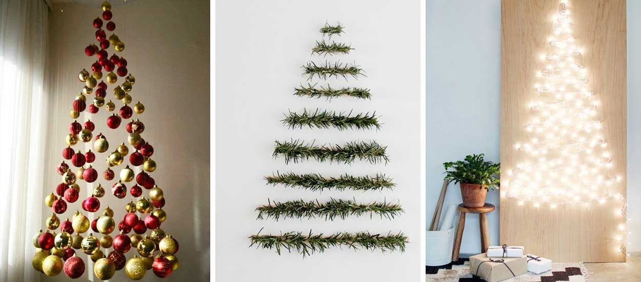 5 solutions de dernière minute pour un sapin de Noël original