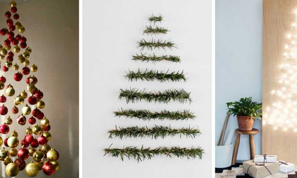 5 solutions de dernière minute pour un sapin de Noël original