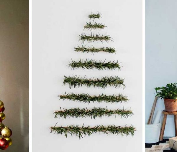 5 solutions de dernière minute pour un sapin de Noël original