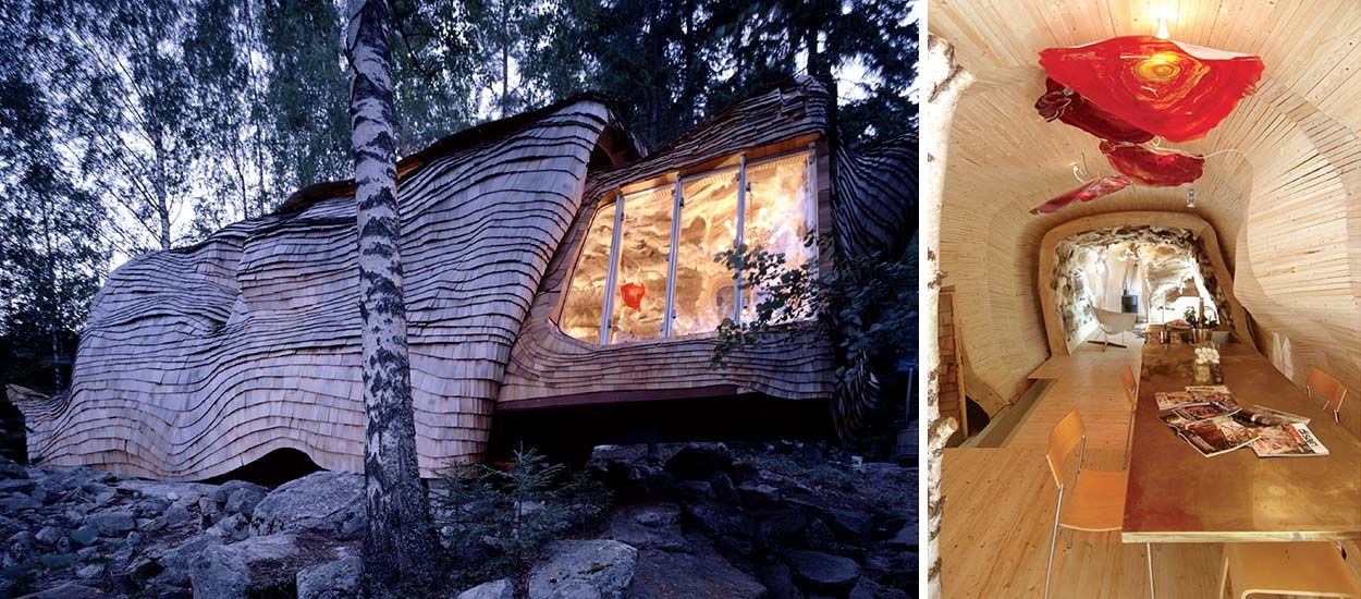 Cette maison suédoise se déploie comme un papillon au rythme des saisons