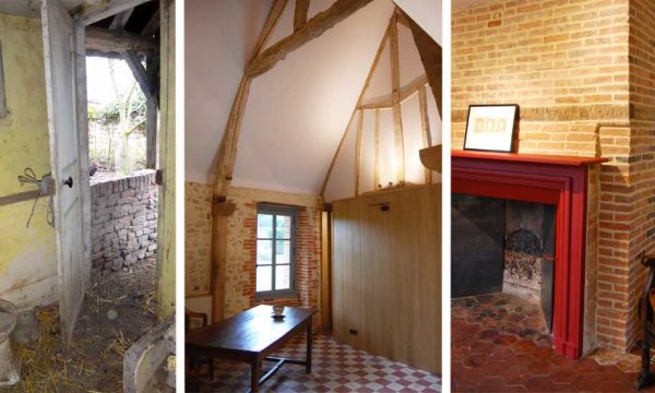Avant / Après : Cette magnifique maison à colombages a longtemps servi de poulailler !