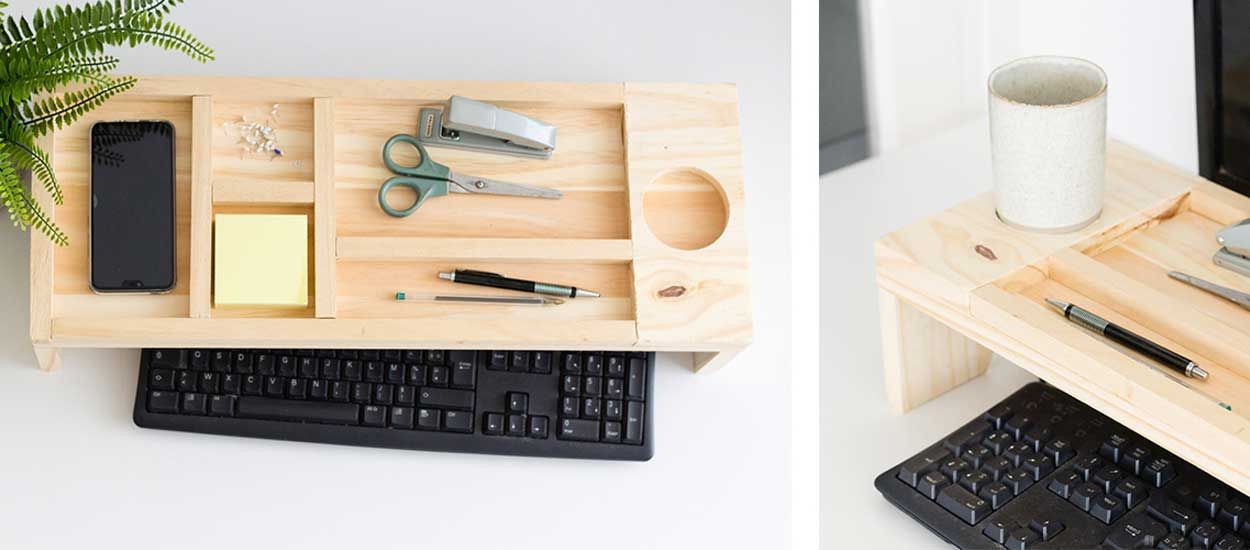 20 DIY pour ranger votre bureau  Diy desk organization, Rangement tiroir  bureau, Diy rangement bureau