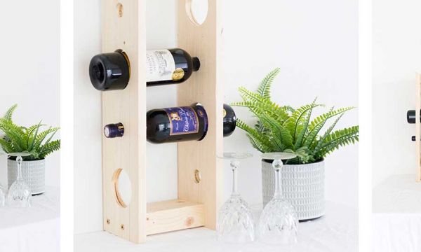 Tuto : fabriquez un porte-bouteilles en bois pour stocker votre vin !