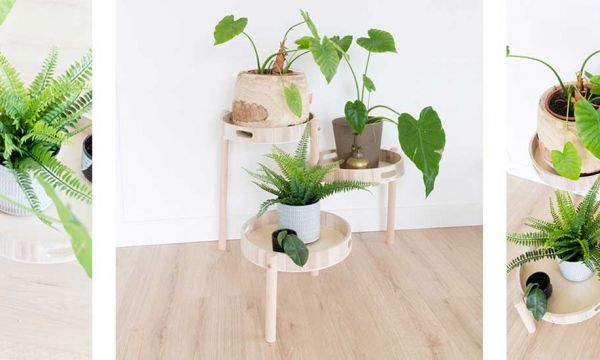 Tuto : Fabriquez un porte-plantes en bois pour une déco scandinave