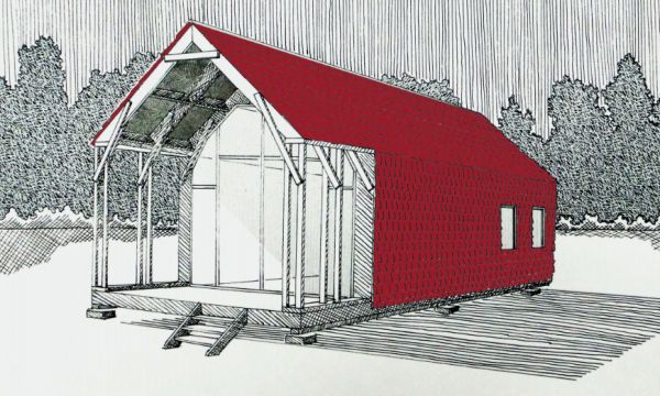 Ce kit vous permettra de construire vous-même votre maison biodégradable pour 40 000 euros