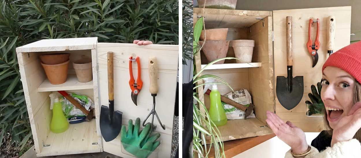 Tuto : Fabriquez une cabane à outils pour votre balcon avec Ophélie Ta Mère Nature