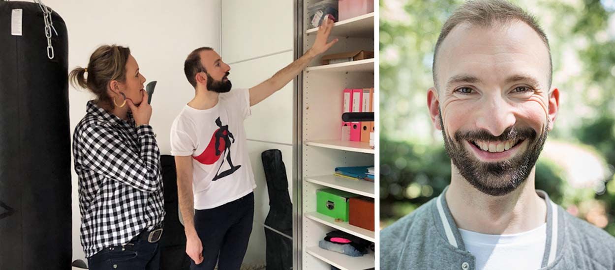 Julien, home organizer, l'homme qui désencombre plus vite que son ombre