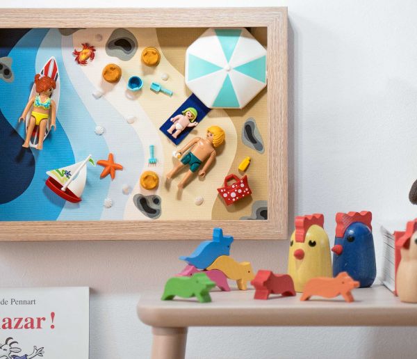 Tuto : créez votre propre cadre Playmobil pour une chambre d'enfant