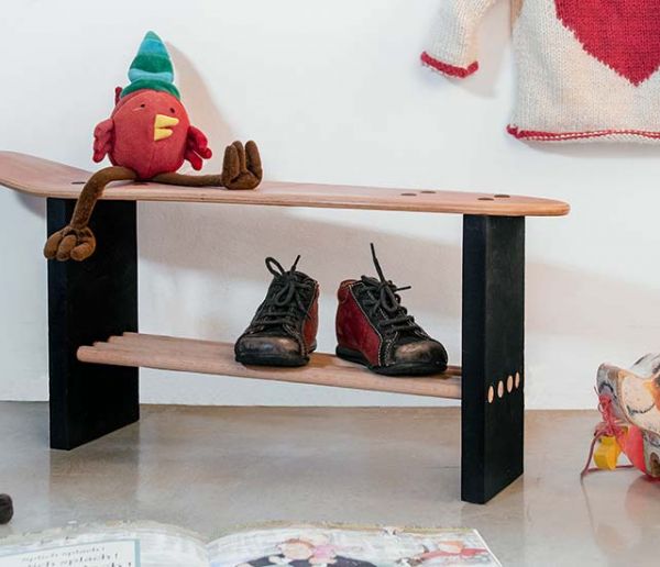 Tuto : Fabriquez un banc pour enfant avec un skateboard pour 15 euros seulement