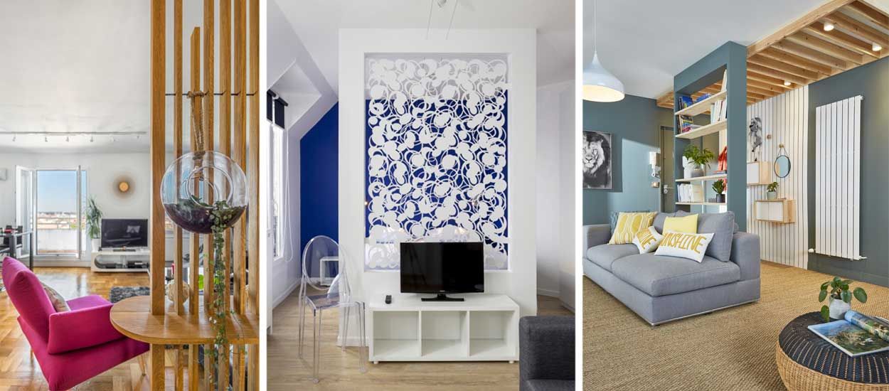 7 idées de cloisons alternatives aux verrières d'intérieur