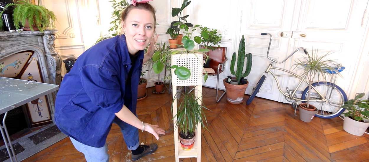 Tuto : Fabriquez un porte-plantes en cannage avec Ophélie Ta Mère Nature