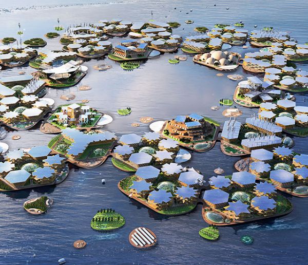 Cette ville flottante pourrait accueillir les futurs réfugiés climatiques des États-Unis
