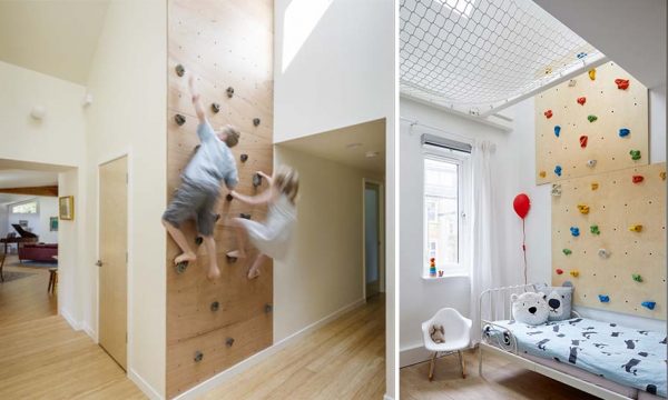 Les plus beaux murs d'escalade à installer dans votre maison !