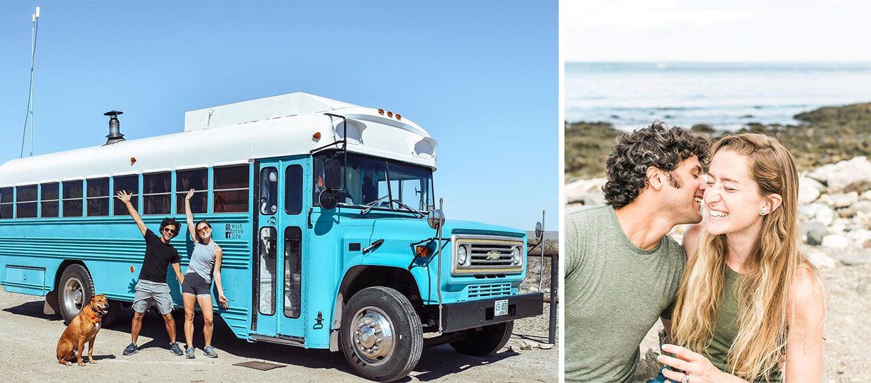 Meagan et Ben vivent sur les routes américaines à bord d'un ancien bus de prison