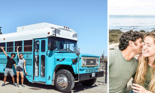 Meagan et Ben vivent sur les routes américaines à bord d'un ancien bus de prison