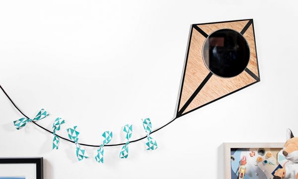 Tuto : Créez un miroir cerf-volant pour égayer la chambre de votre enfant