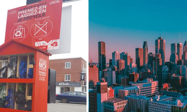 Montréal a la solution pour tous ceux qui oublient leur sac en tissu pour faire les courses !