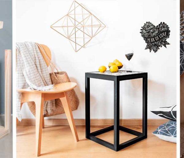 Tuto : Fabriquez une table d'appoint moderne avec des carreaux de ciment