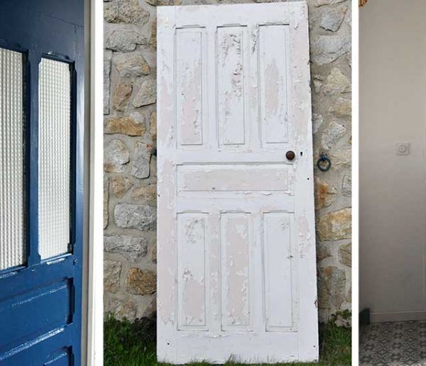Tuto : Transformez une vieille porte en bois en porte vitrée pour apporter plus de lumière