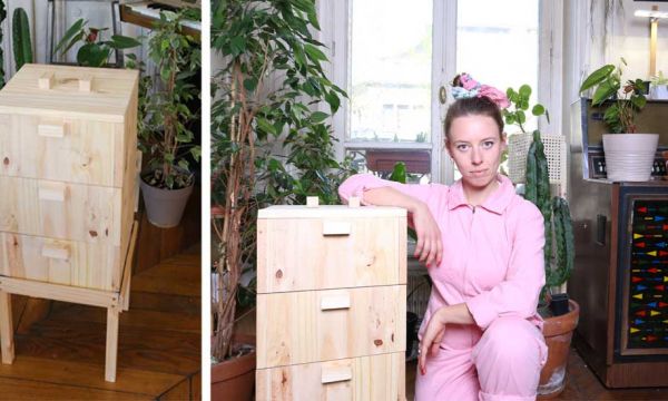 Comment fabriquer un lombricomposteur en bois avec Ophélie ?