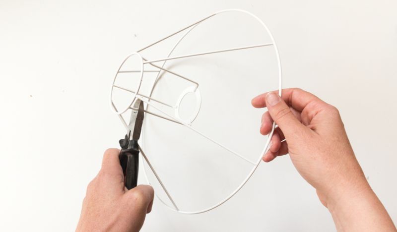 Fabriquer Une Carcasse D'abat Jour En Fil De Fer Tutoriel pour fabriquer un abat-jour original en cordelette pour lampe